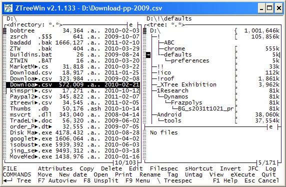 ztreewin iso